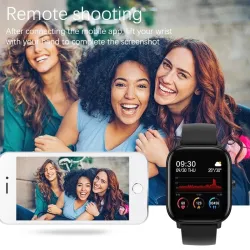 LIGE P8 - Smart Watch - Bluetooth - wasserdicht - LED - Android / IOS - Unisex