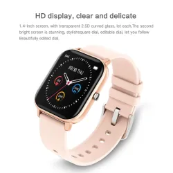 LIGE P8 - Smart Watch - Bluetooth - wasserdicht - LED - Android / IOS - Unisex
