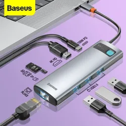 Baseus - USB C HUB USB Typ-C - Multi HUB 3.0 - Ethernet - Splitter - Adapter - für Macbook / Samsung