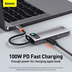 Baseus - USB C HUB USB Typ-C - Multi HUB 3.0 - Ethernet - Splitter - Adapter - für Macbook / Samsung
