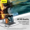 Baseus - USB 3.0 Typ-C HUB auf HDMI RJ45 - SD Reader PD - Dockstation - Splitter - für MacBook Pro