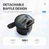 Tischdurchführung - USB 3.0 HUB Typ-C - High Speed Splitter - mit SD / TF / Kopfhörer / Mikrofon Adapter - für PC