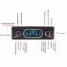 Bluetooth car radio Din 1 - AUX/TF/USB FM/MP3 - 60Wx4 - handsfree calling