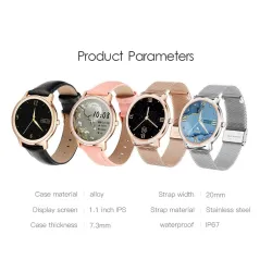 Sport Smart Watch - Herzfrequenz - Blutdruck - wasserdicht - Android / IOS