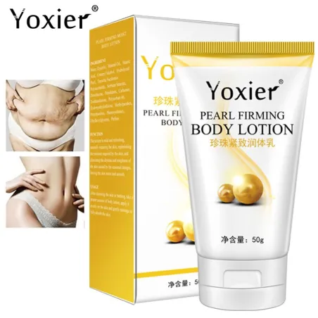 Festigende Körperlotion mit Perlen - Lifting / Schlankheitskur / Anti-Cellulite / Entfernung von Dehnungsstreifen