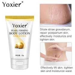 Festigende Körperlotion mit Perlen - Lifting / Schlankheitskur / Anti-Cellulite / Entfernung von Dehnungsstreifen