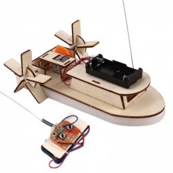Drahtloses RC-Modell - wissenschaftliches Experiment aus Holz - Lernspielzeug - DIY-Kit