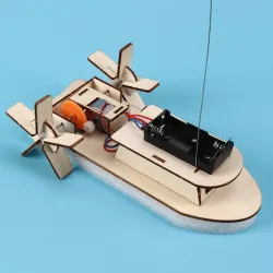 Wireless RC model - wooden scientific experiment - educational toy - DIY kitBoats