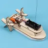 Wireless RC model - wooden scientific experiment - educational toy - DIY kitBoats