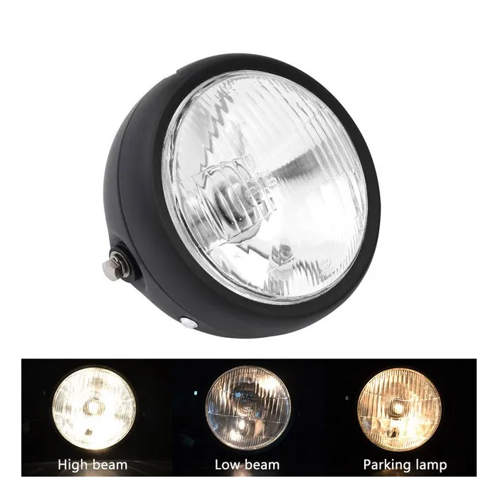 6 1/2" - Retro Motorradscheinwerferlampe