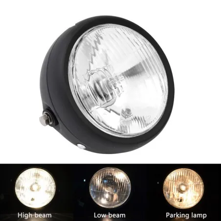 6 1/2" - Retro Motorradscheinwerferlampe
