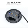 Tischdurchführung - USB 3.0 HUB Typ-C - High Speed Splitter - mit SD / TF / Kopfhörer / Mikrofon Adapter - für PC
