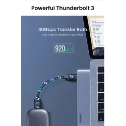 UGREEN - USB C HUB Dual Type-C auf Multi USB 3.0 4K HDMI - Adapter Thunderbolt 3 - für MacBook Pro Air