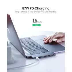 UGREEN - USB C HUB Dual Type-C auf Multi USB 3.0 4K HDMI - Adapter Thunderbolt 3 - für MacBook Pro Air