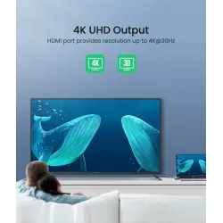 UGREEN - USB C HUB Dual Type-C auf Multi USB 3.0 4K HDMI - Adapter Thunderbolt 3 - für MacBook Pro Air