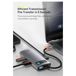Baseus - USB C HUB USB Typ-C - Multi HUB 3.0 - Ethernet - Splitter - Adapter - für Macbook / Samsung