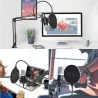Podcast-Kondensatormikrofon - professionelle PC-Streaming-Niere - Kit - USB - 192kHZ/24bit