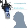 Podcast-Kondensatormikrofon - professionelle PC-Streaming-Niere - Kit - USB - 192kHZ/24bit