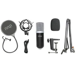 Podcast-Kondensatormikrofon - professionelle PC-Streaming-Niere - Kit - USB - 192kHZ/24bit