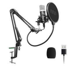 Podcast-Kondensatormikrofon - professionelle PC-Streaming-Niere - Kit - USB - 192kHZ/24bit