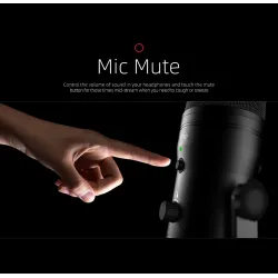 FIFINE - Aufnahmemikrofon - Podcast - USB - für PC / PS4 / Mac