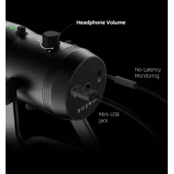 FIFINE - Aufnahmemikrofon - Podcast - USB - für PC / PS4 / Mac