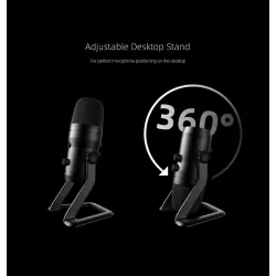 FIFINE - Aufnahmemikrofon - Podcast - USB - für PC / PS4 / Mac