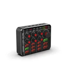 Mikrofonmischer - Podcaster - digital - 12-Sound-Audio-Effekt