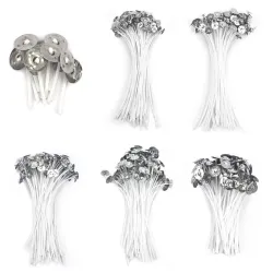 Candle wicks - smokeless - cotton core - for candle making - 100 piecesCandles & Holders