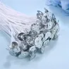 Candle wicks - smokeless - cotton core - for candle making - 100 piecesCandles & Holders