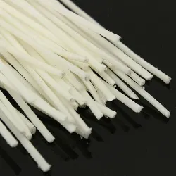 Kerzendochte - gewachster Baumwollkern - mit Halter - zum Kerzenmachen - 30 Stück