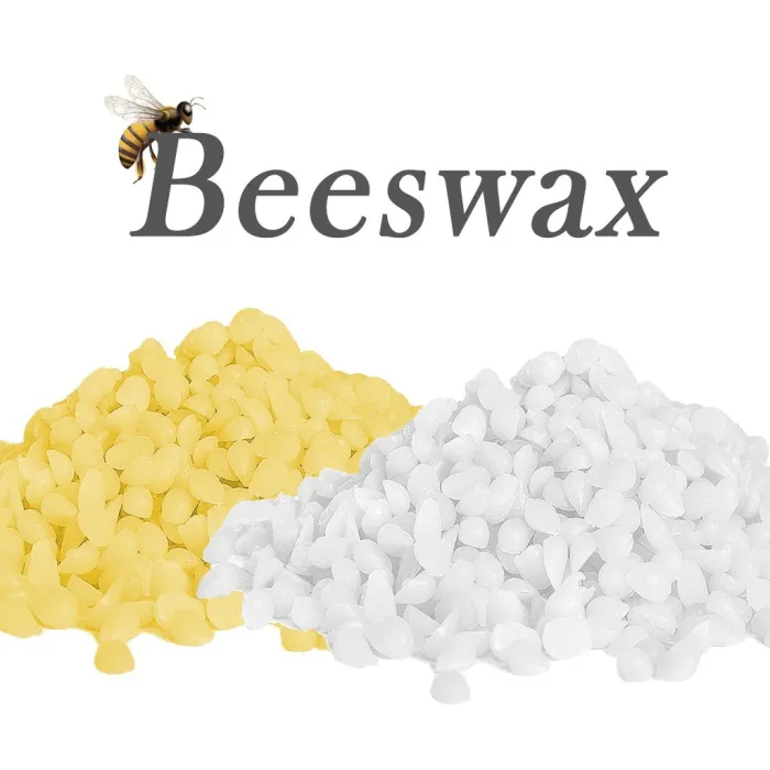 Natürliches Bienenwachs - zum Kerzenmachen / Lippenstifte - weiß / gelb