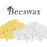 Natürliches Bienenwachs - zum Kerzenmachen / Lippenstifte - weiß / gelb