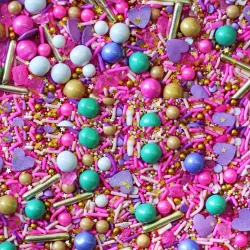 Essbare Zuckerperlen / Perlen - Streusel - Kuchen / Donuts Dekoration - 25g