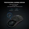 Delux M700A - wired gaming mouse - RGB - 7200DPI - lightweight - ergonomic - honeycomb shellMouses