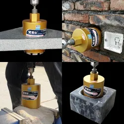 Diamond core drill bit - M22 interface - saw cutter reinforced concrete / marble / dry / wet water drilling - M22 - 25 - 180m...