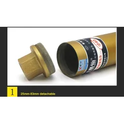 Diamond core drill bit - M22 interface - saw cutter reinforced concrete / marble / dry / wet water drilling - M22 - 25 - 180m...