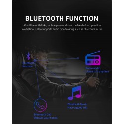 Bluetooth car radio - 4.1" - 1 Din - TF - USB - ISO - MP5 player - touch screen - fast charging