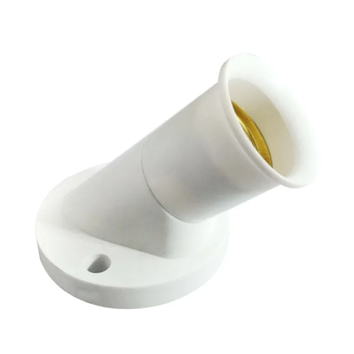 E27 Lampenadapter - Konverter - Schraubsockel - 45 Grad Neigung