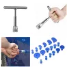 Gleithammer - Auto Dellenreparatur - Abzieher - Kit - mit 18 Abziehlaschen