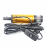 Mini elektrische Transferpumpe - für Wasser / Öl - Bandfilter - tauchfähig - mit Autostecker - 38mm - 12L/min