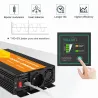 Reiner Sinuswandler - DC 12V zu AC 220V 230V - Autostromversorgung - Wechselrichter - 1000W