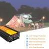 Reiner Sinuswandler - DC 12V zu AC 220V 230V - Autostromversorgung - Wechselrichter - 1000W