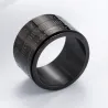 Titanring mit arabischen Ziffern & rotierender Zeit - Kalender