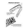 ROXON S802 Phantom - Multitool - Zange / Schere mit auswechselbarem Messer / Drahtschneider