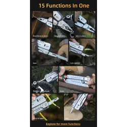 ROXON S802 Phantom - Multitool - Zange / Schere mit auswechselbarem Messer / Drahtschneider