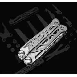 Camping multi tool - pliers / cable wire cutter / folding knife - HRC78KKnives & Multitools