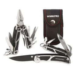 Camping Multitool - Zange / Messer / Cutter / Säge