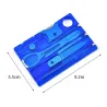 10 in 1 pocket multi tool - credit card shaped - knife / needle / scissors / screwdriverKnives & Multitools