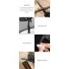 NexTool Black Knight - 11 in 1 Multifunktionswerkzeug - Klappzange / Schere / Öffner / Schraubendreher